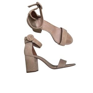 Madewell The Regina Ankle-Strap Sandal Sz 7 in Sand Dune